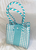 Bags from Recycled Plastic (White / Pastel Green)