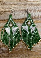 Long Earrings from Beads