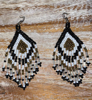 Long Earrings from Beads