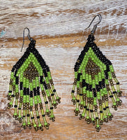 Long Earrings from Beads