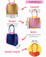 Bags from Recycled Plastic (Yellow / White)