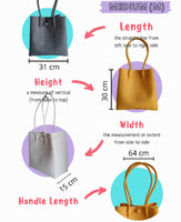 Bags from Recycled Plastic (Blue / White-Blue)