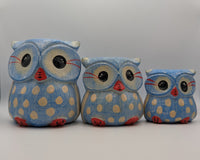 Owl set of 3 Large