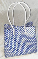 Bags from Recycled Plastic (Blue-White / White)