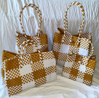 Bags from Recycled Plastic (Box Gold / White)