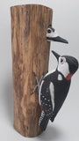 Double Woodpecker in Green or Black