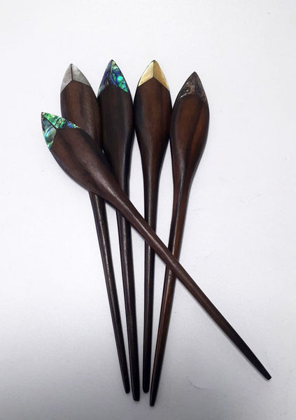Hair Pins with Shell (Pack of 5 mix colors)