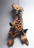 Bee on Driftwood (Wall Hanging)