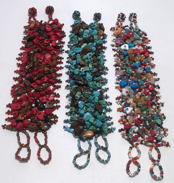 Beads and Stone Bracelet