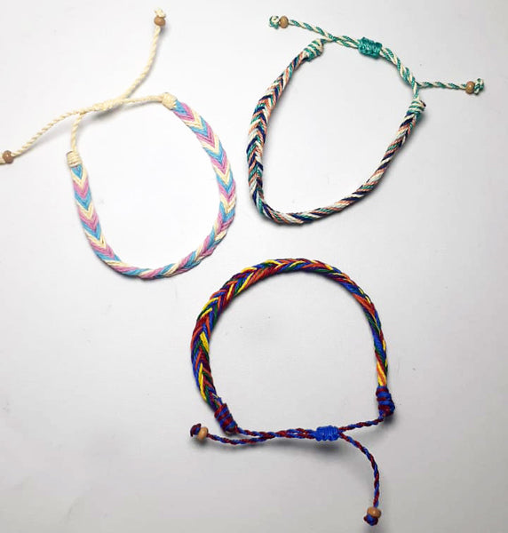 Bracelet from Polyester-yarn (Pack of 3)
