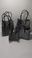 Bags from Recycled Plastic (Black / White-Black)