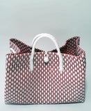 Bags from Recycled Plastic (BlodRed-White / White)