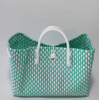 Bags from Recycled Plastic (PastelGreen-White / White)