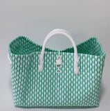 Bags from Recycled Plastic (PastelGreen-White / White)