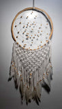 Dream Catcher with Net on Rattan Ring (Beige)