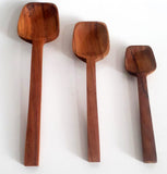 Square Salt Spoon (Teak)