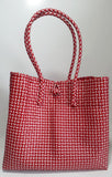 Bags from Recycled Plastic (Red / White)