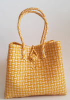 Bags from Recycled Plastic (Yellow / White)