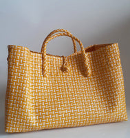 Bags from Recycled Plastic (Yellow / White)