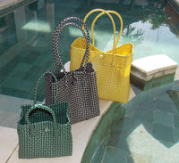 Bags from Recycled Plastic (Yellow / White)