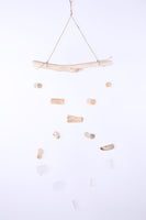 Hanging wood small glass