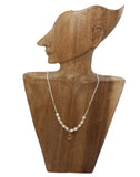 Necklace with Crystal and Pearls