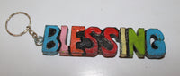 Wooden Key Rings "BLESSING"