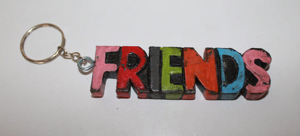 Wooden Key Rings "FRIENDS"