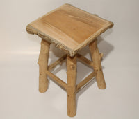 Stool from coffee wood
