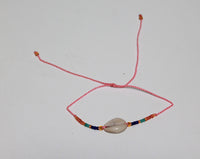 Bracelet with Shell (Pack of 10 mix colors)