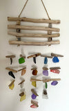Hanging Wood and Glass on 4 Sticks