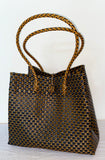 Bags from Recycled Plastic (Gold-Black / Black)