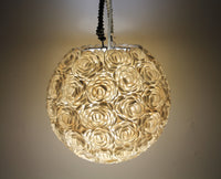 Round Hanging Shell Lamp