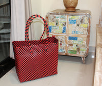 Bags from Recycled Plastic (Red / Black No Lock)