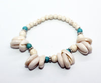 Bracelet, from Shell and Artificial Stone