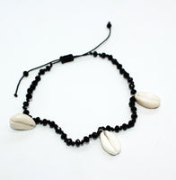 Anklet from Crystal and Shells