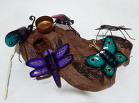 Insect Party on Wood