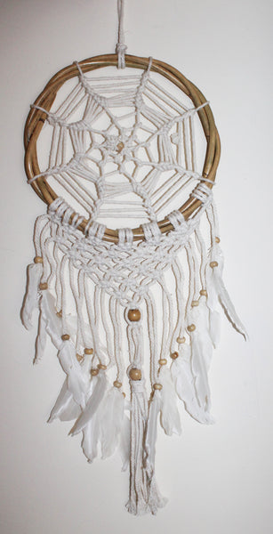 Dream Catcher with Net and Rattan Ring