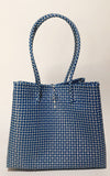 Bags from Recycled Plastic (Blue/White)