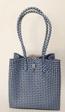 Bags from Recycled Plastic (Blue/White)