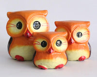 Owl set of 3 Large