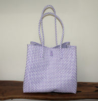 Bags from Recycled Plastic (Purple / White)
