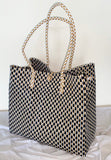 Bags from Recycled Plastic (Black / White-Gold)