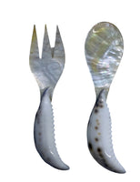 Shell Spoon and Fork