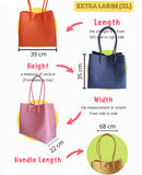 Bags from Recycled Plastic (Box Orange / White)