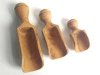 Wooden scoop set of 3 (Teak)