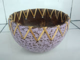 Coconut bowl Rattan ornament