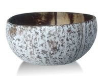Coconut Bowl with Wash Paint
