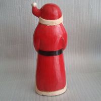 Father Christmas Holding belt