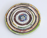 Coaster by Recycled Magazine Paper (pack of 10)